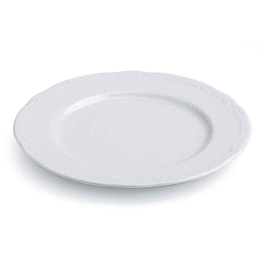 Talerz obiadowy 27 cm Bianco - porcelana biała